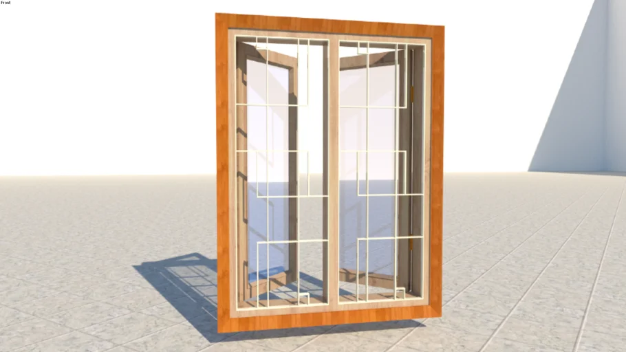 Window with 2 Door