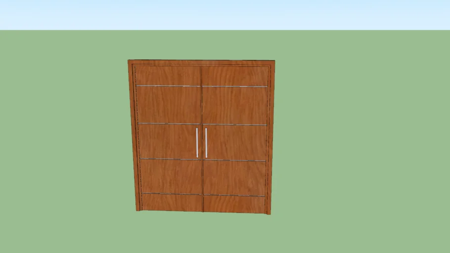 Puerta moderna exterior