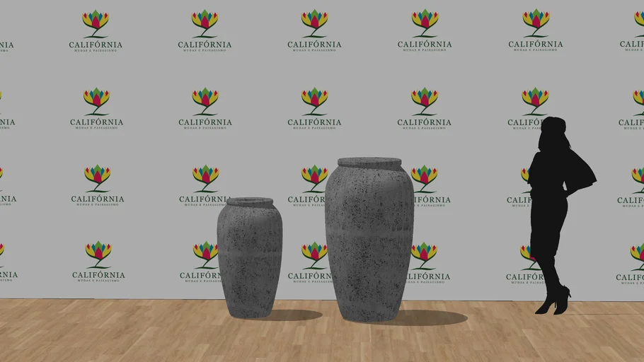 Vaso Califórnia Mudas Zoysia