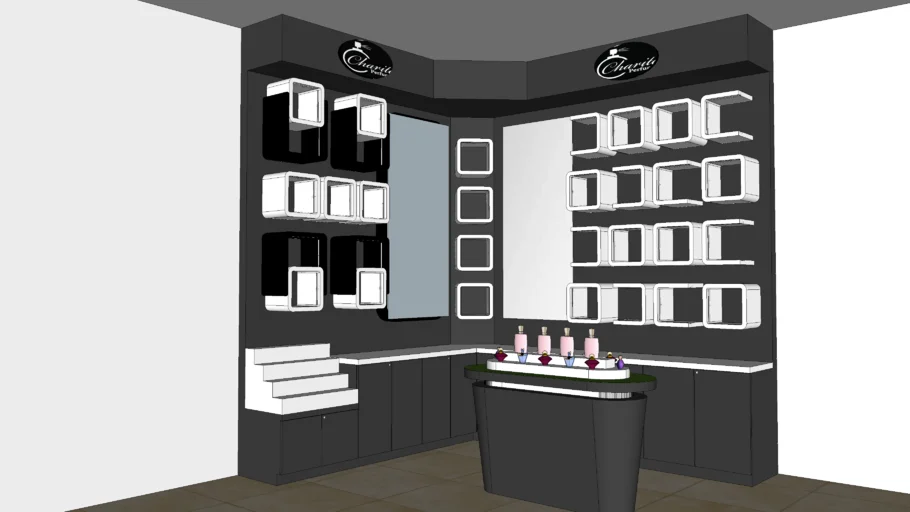 perfume display