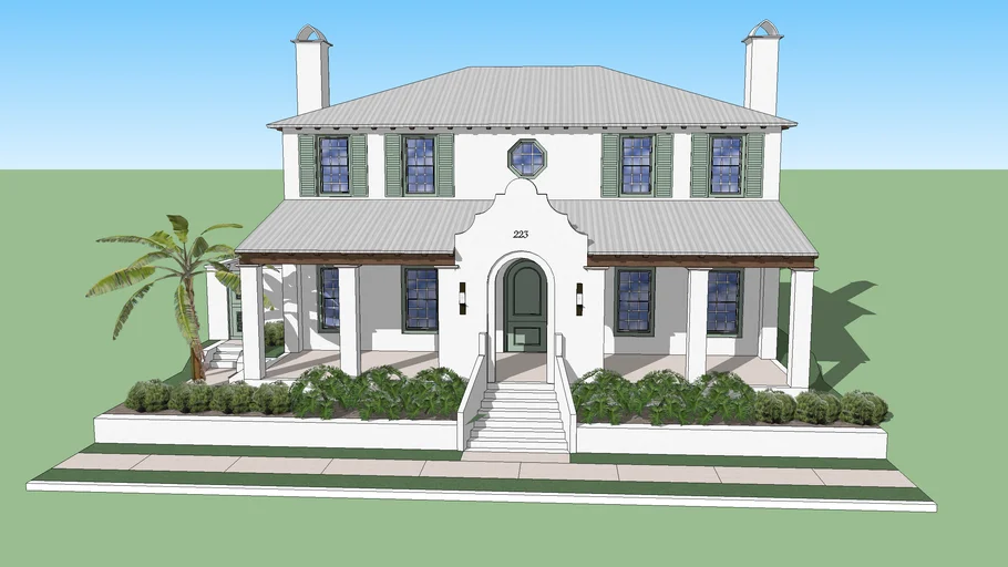 Dutch Colonial Beach Home