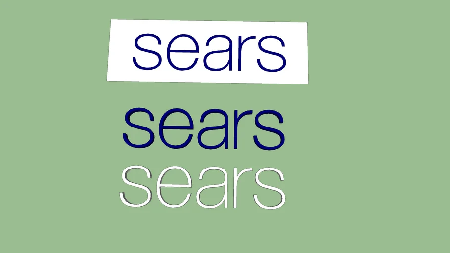Sears Logo Signs (2010-current)