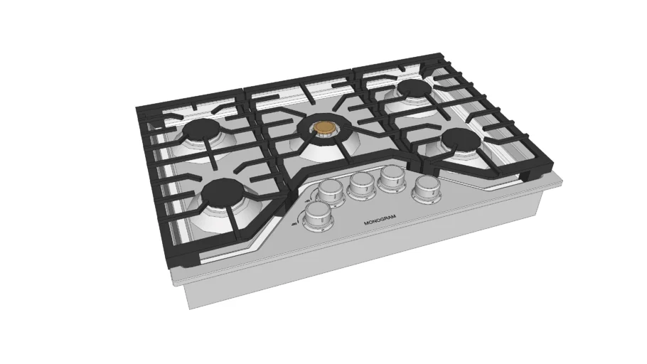Monogram 30" Deep-Recessed Gas Cooktop