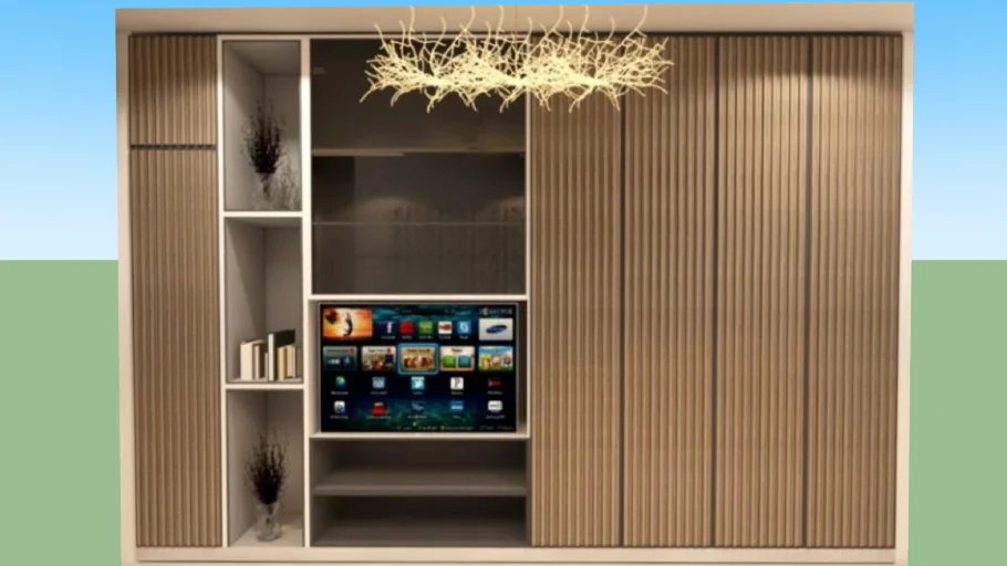 DESIGNER WARDROBE WITH TV UNIT