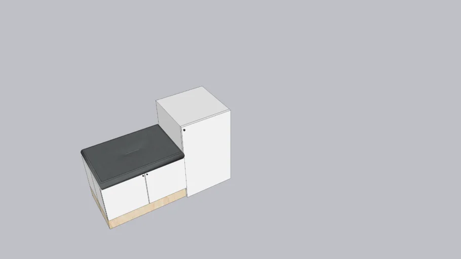 shoe rack + Cylinder storage 