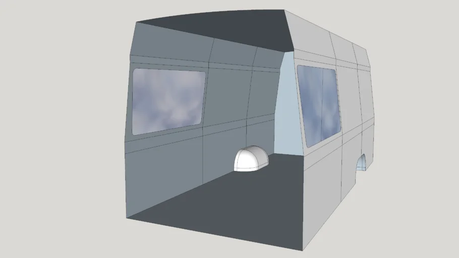 Mercedes Sprinter LWB Van Internal