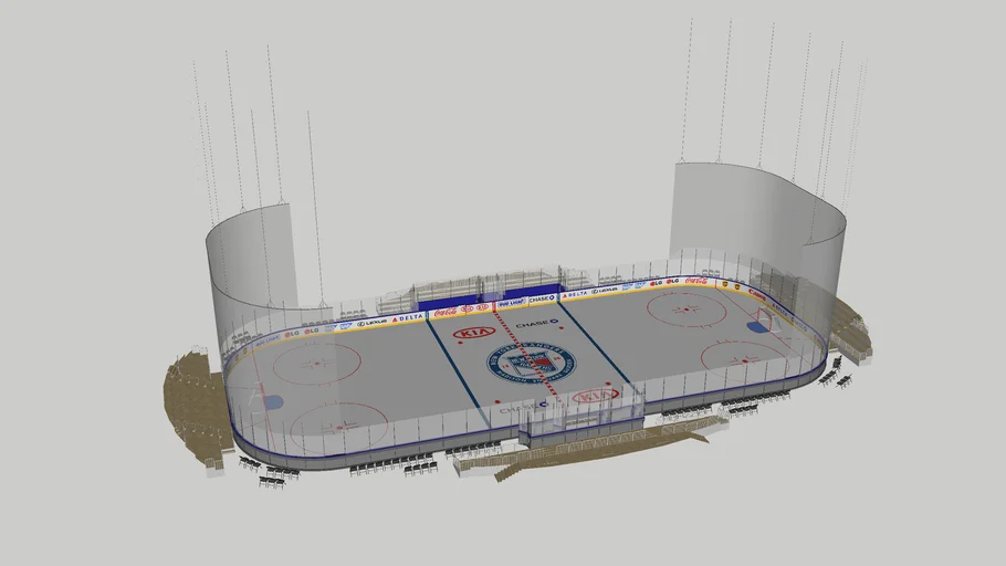 New York Rangers Court at Madison Square Garden 2016 | 3D Warehouse