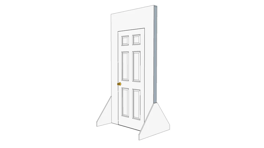 free standing door unit