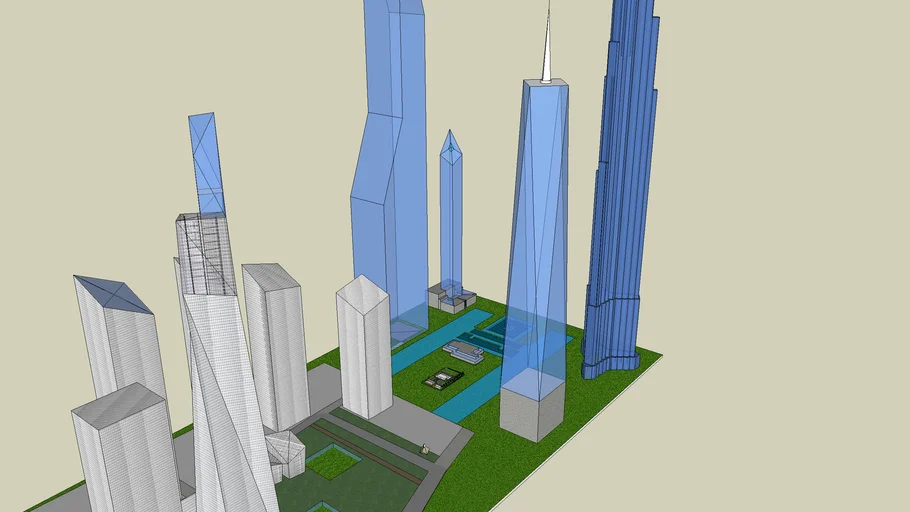 Freedom tower plaza | 3D Warehouse