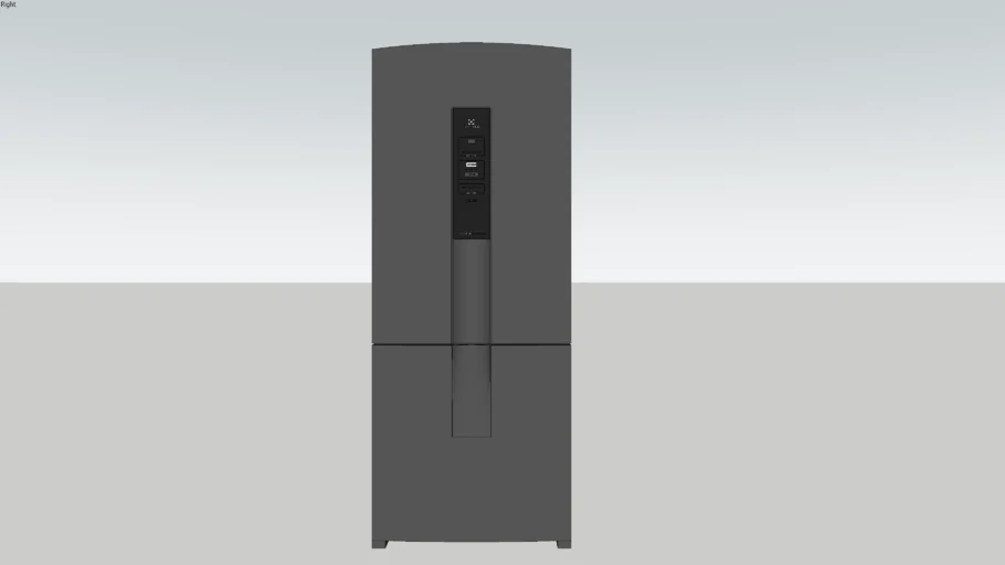 Geladeira Electrolux 490L Black Inox Look (IB54B)