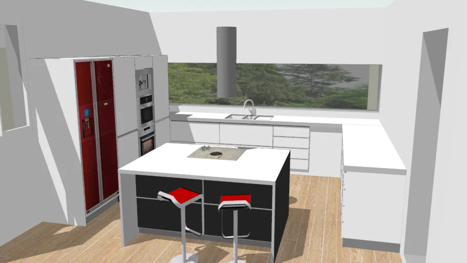 cucina con isola