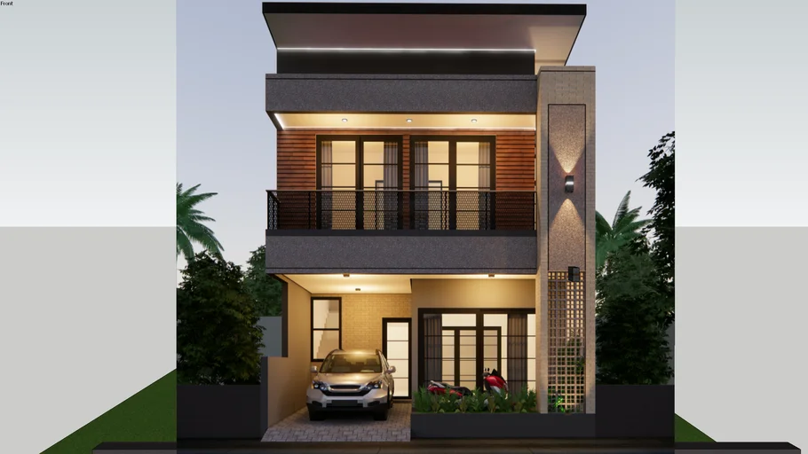RUMAH MINIMALIS 6 X 10 2 LANTAI