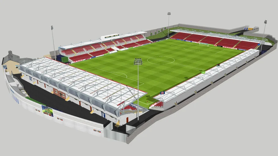 Turners Cross (Detailed) - Cork City FC Stadium
