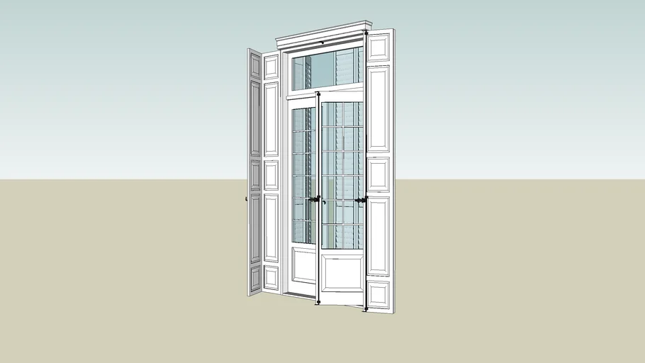 Georgian style french door
