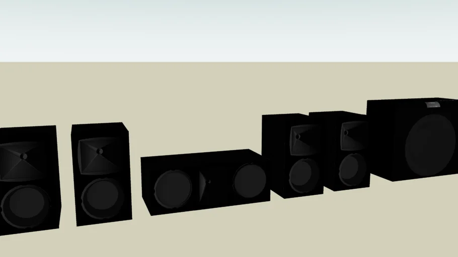 Home Theater System 5.1 Surround Sound