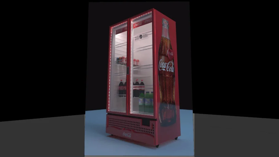Heladera coca- Vray