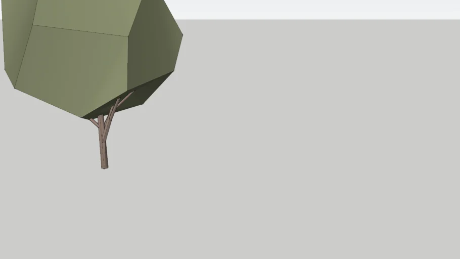 3D Low Poly Tree