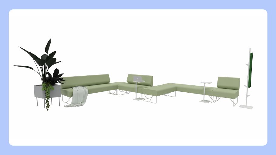 Seating arrangement - Team LSM Bamboo Rombo - Cascando