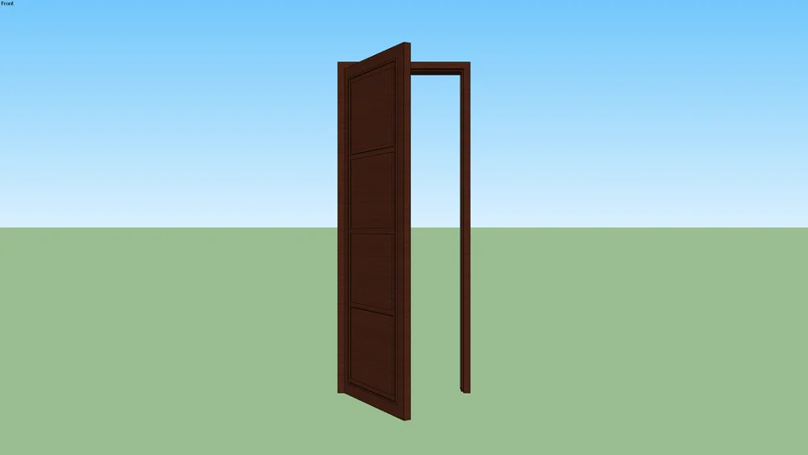 pintu terbuka sketchup 2016