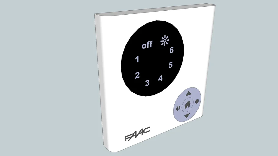 FAAC - 6 Channel Wall Transmitter With Climate Sensor