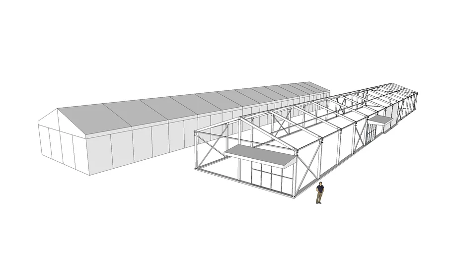 Tenda Roder - Warehouse Tent - Aluminium