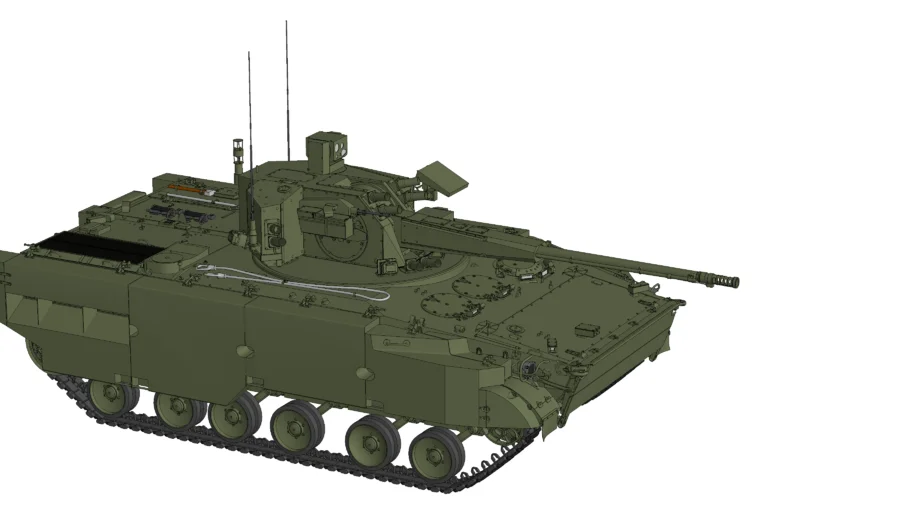 【War Thunder】2S38 Derivatsiya-PVO 3D MODEL