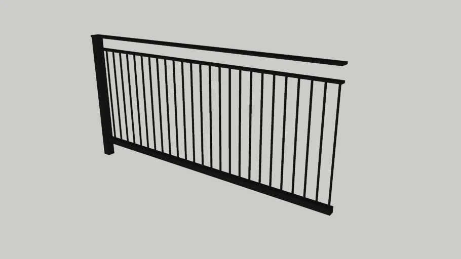 Modern 36" Railing