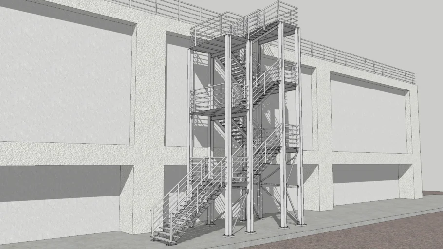 Structural Steel Staircase