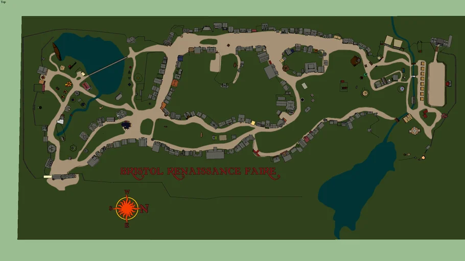 Bristol Renaissance Faire Map