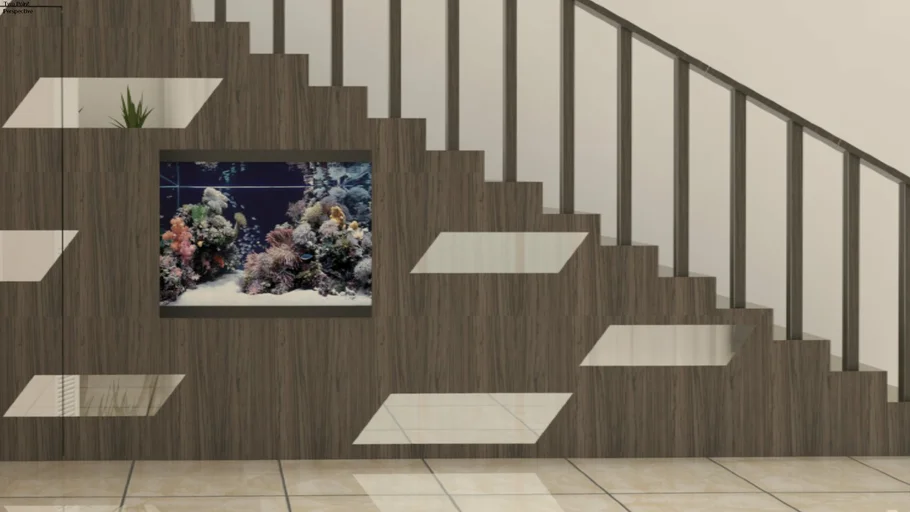 STAIRS WALL PANEL DESIGN VRAY READY