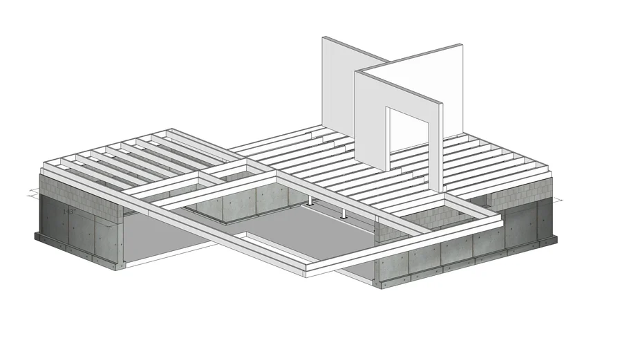 397 Canada St Foundation | 3D Warehouse