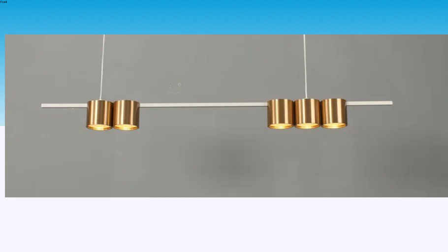 Modern pendant light - 100 cm
