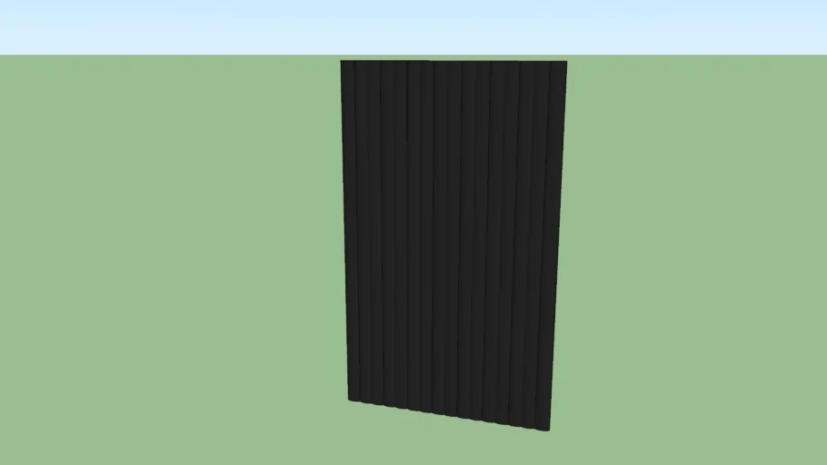 Black stage curtain