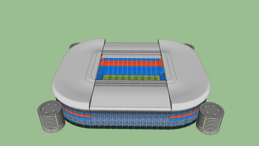 Santiago Bernabeu-like stadium