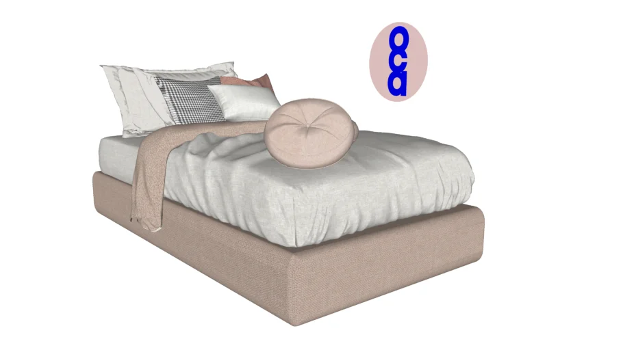 Cama solteiro moderna