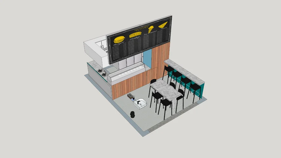 small fast food restaurant