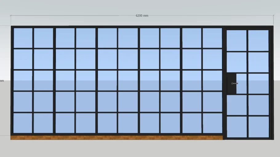 Partition Industrial Glass