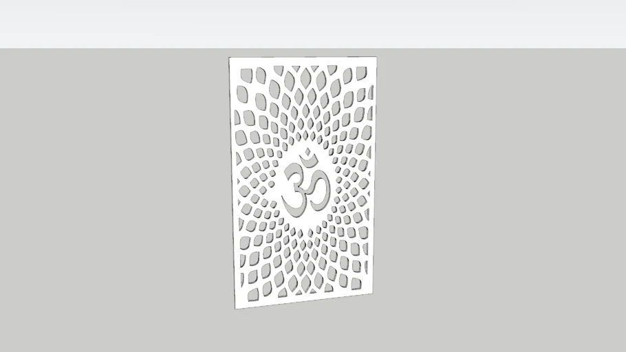 Om Pooja jaali CNC