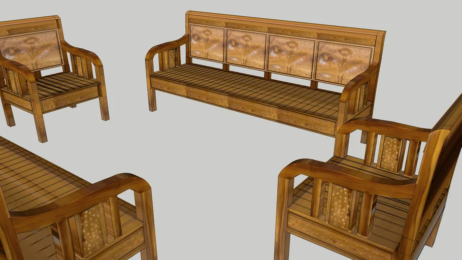 Wooden Sofa
