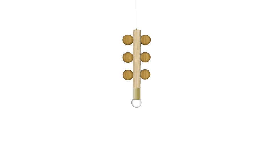 RESERVED for SHIRA Mid Century Modern Maple Brass Pendant Light Ceiling Wood Gold Fixture Lamp Bedro