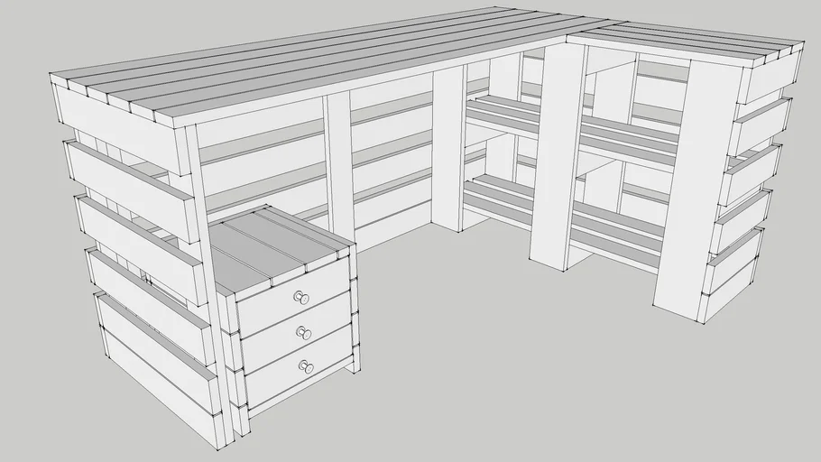 Unique Table - Wooden Pallet 2