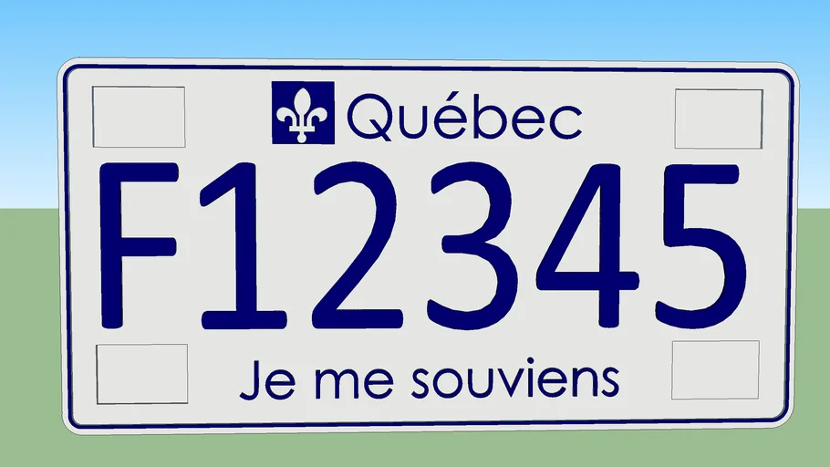 Plaque d'immatriculation