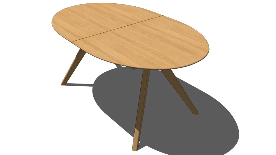 Table ovale bois CARMEN
