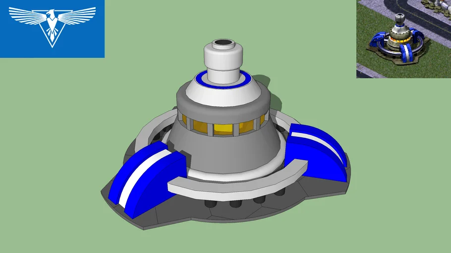 Red Alert 2 Allied Ore Purifier