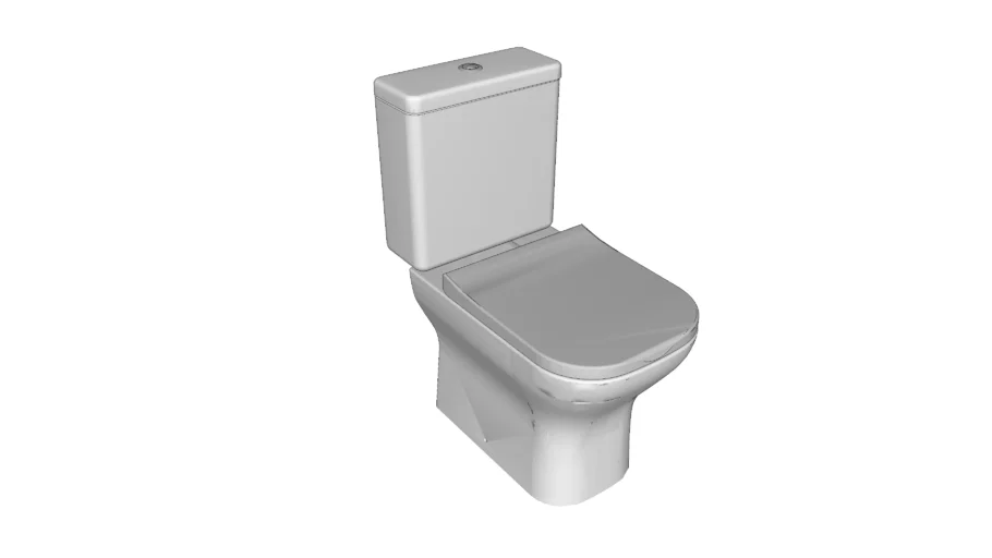 Bacia ou Vaso Sanitário - Deca Linha Axis - V-Ray Ready