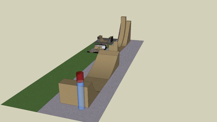 x-games bmx & sk8 ramps.