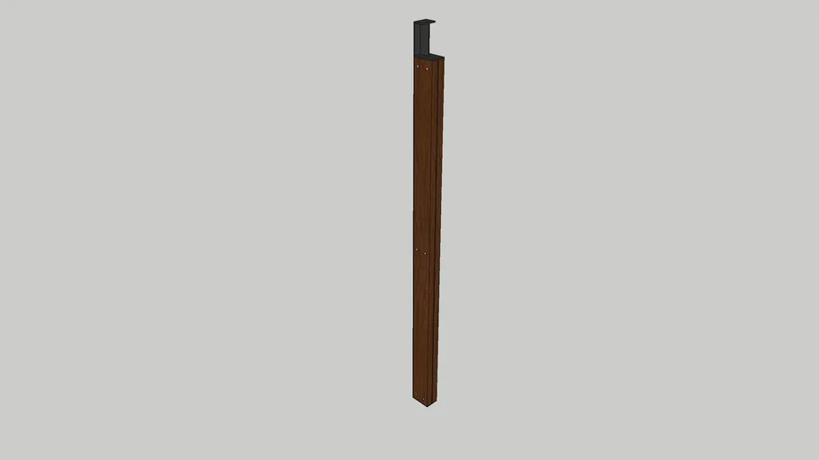 Modern Steel & Timber Column