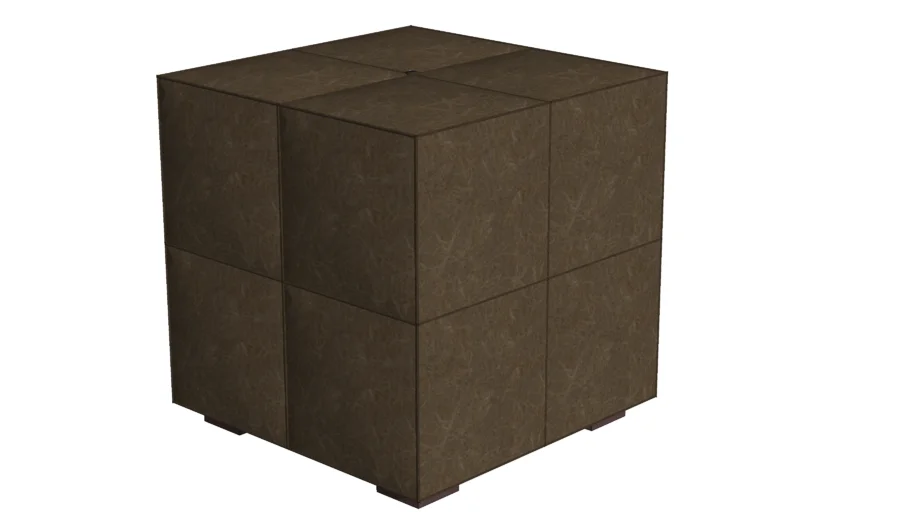 Tufted Cube foot rest