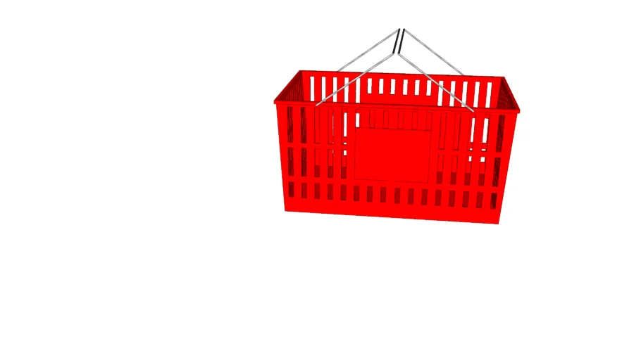 Red Shopping Basket