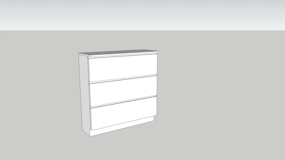 White Drawer | 3D Warehouse